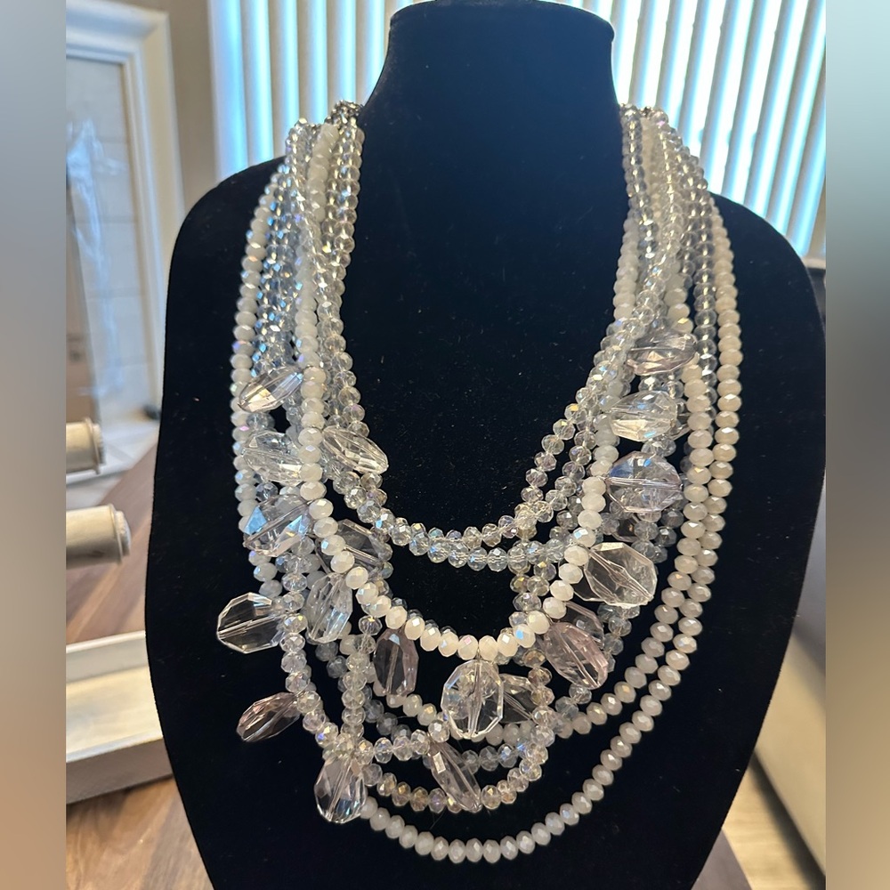 Sassy Jones Malia Glass Sparkler Necklace
